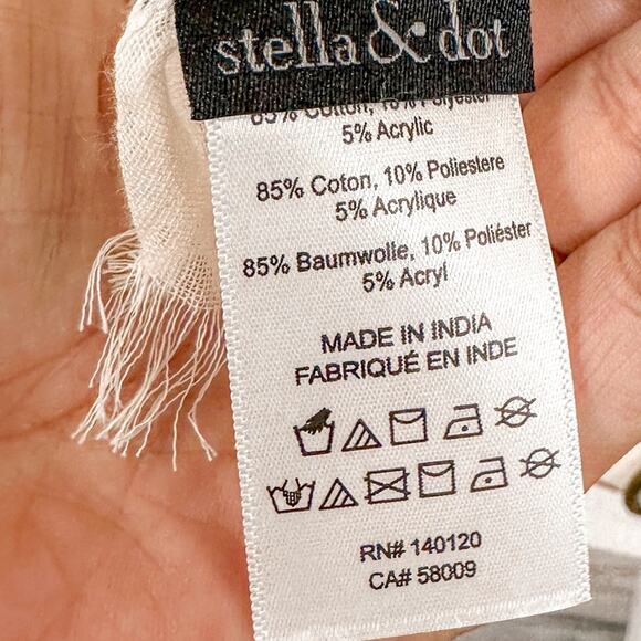 Stella & Dot Cora Multicolor Lightweight Scarf, EUC, One size, MSRP $69 - Picture 11 of 11